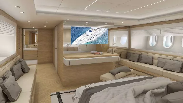 Touchadriatic yacht charter argo upper lounge
